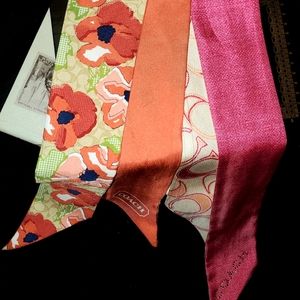 COACH ponytail scarfs